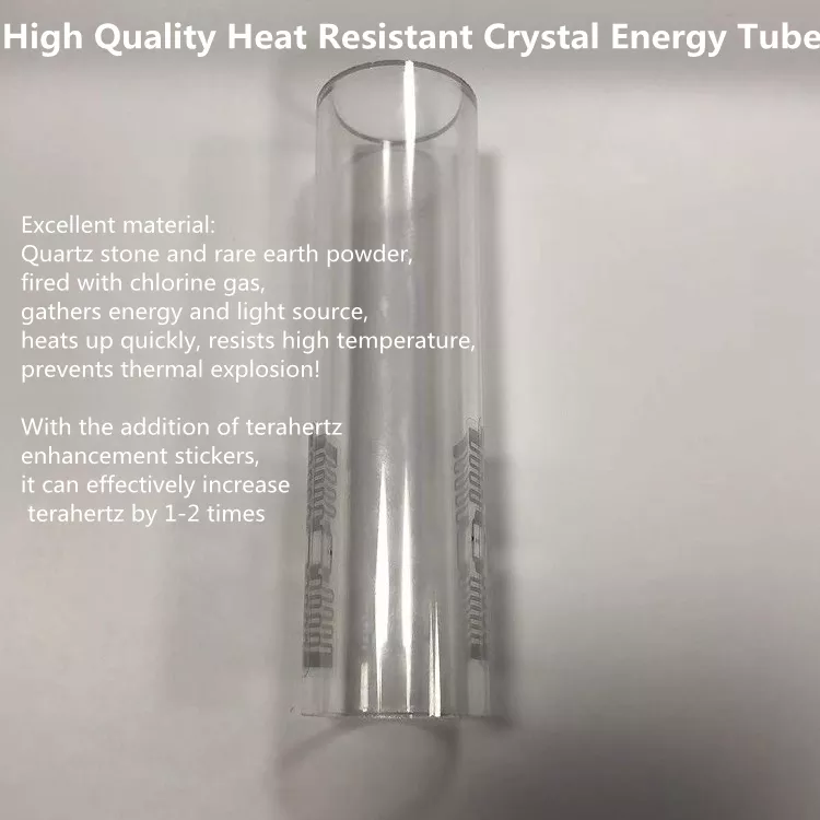 Terahertz Wand Quartz Crystal in Tube